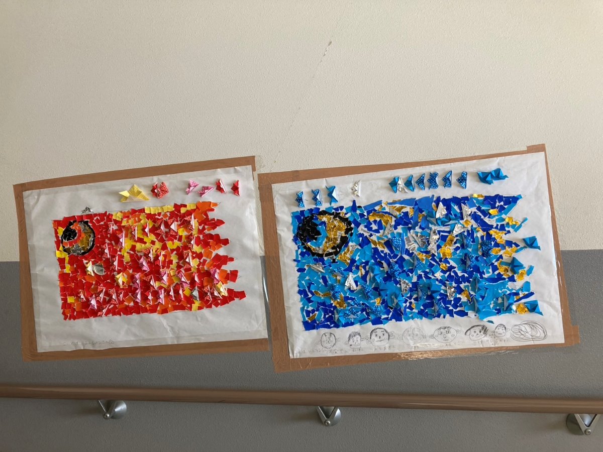 鯉のぼりの作品