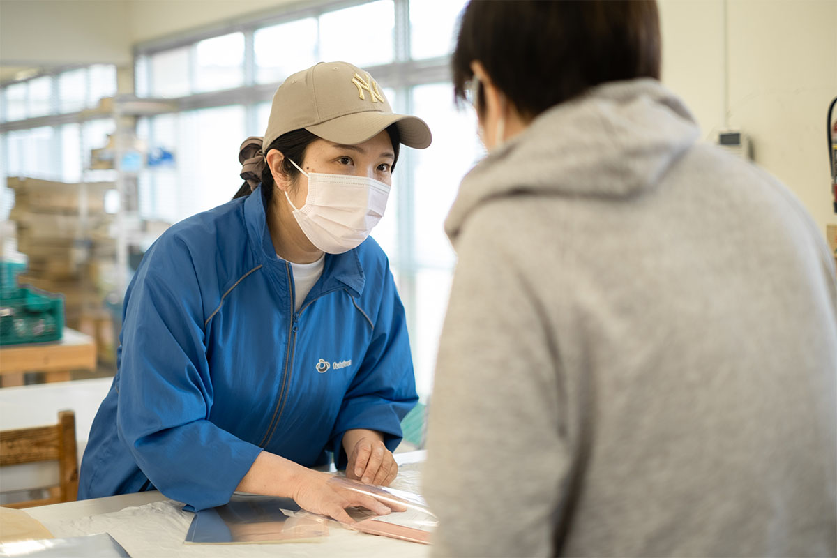パッケージング作業